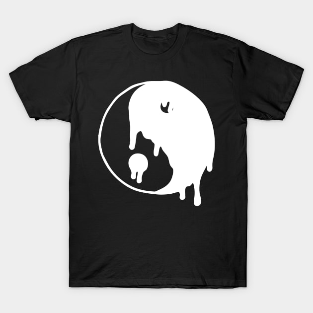 Dripping Yin Yang T-Shirt by sally234